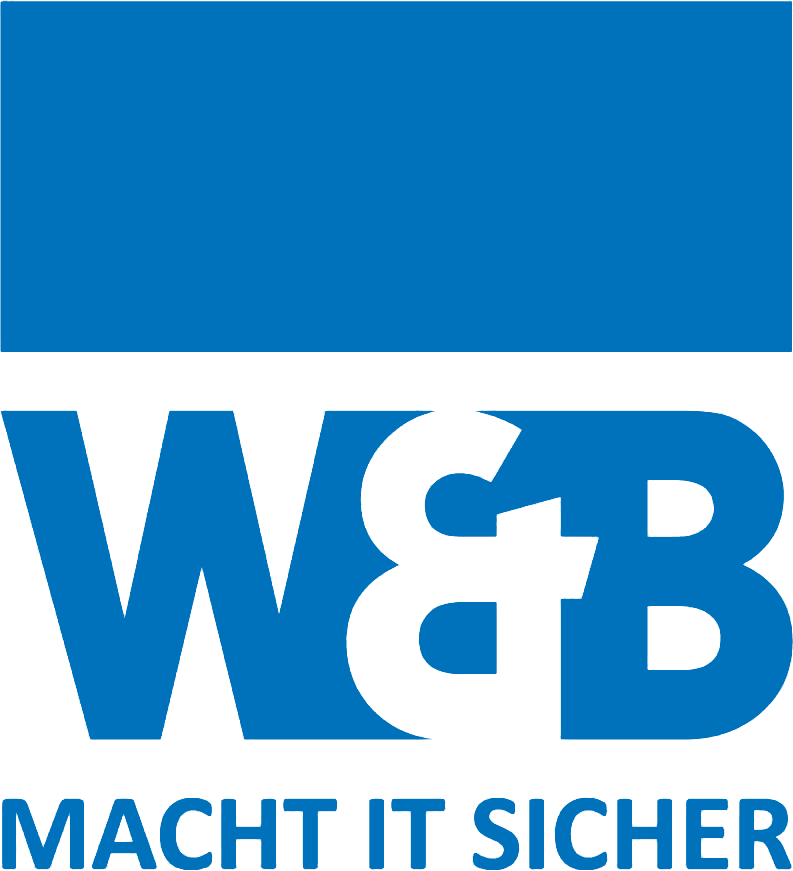 W&B Logo mit Slogan MACHT IT SICHER